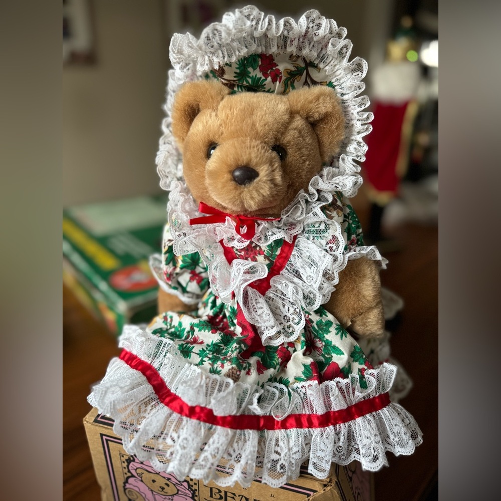 Bearly People Candy Cane 12” Bear